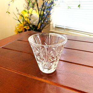 Vintage Park Avenue 'Portico' Cut Crystal Whiskey Glass by Crystal Clear